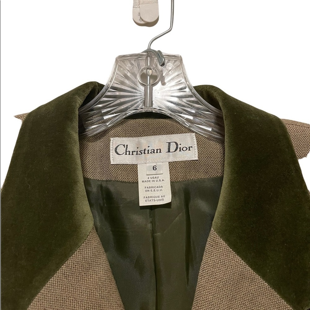 Dior Tan and Green Blazer - Picture 5 of 16